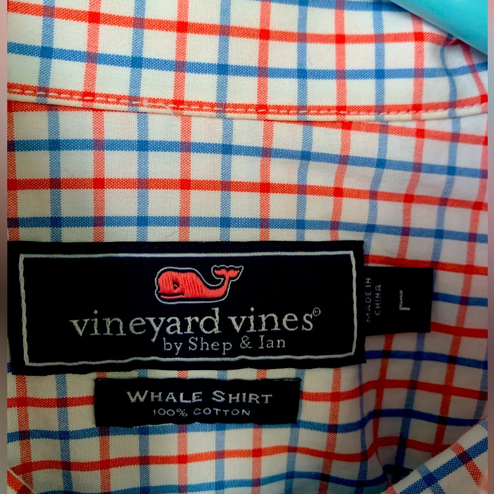Vineyard Vines Collared Button-Downs (Large) Long… - image 1